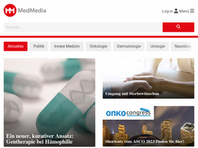 'medmedia.at' screenshot