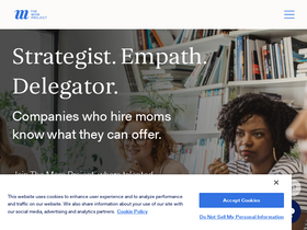 'themomproject.com' screenshot