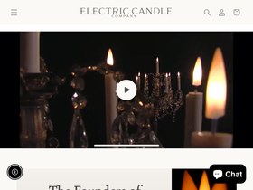 electric-candle.com homepage screenshot