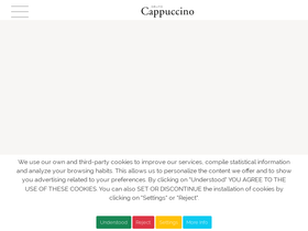 'cappuccino.com' screenshot