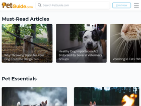 'petguide.com' screenshot