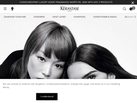 'kerastase.in' screenshot