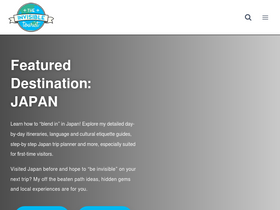 'theinvisibletourist.com' screenshot