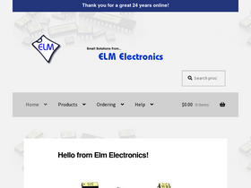 'elmelectronics.com' screenshot
