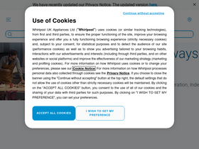 'indesit.co.uk' screenshot