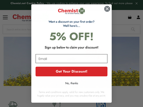 'chemist.net' screenshot