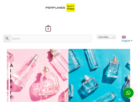 'perfumesdutyfree.com' screenshot