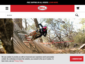 'bellhelmets.com' screenshot