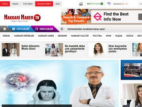 'hakkarihabertv.com' screenshot
