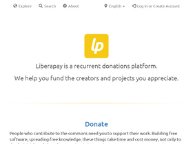 'liberapay.com' screenshot