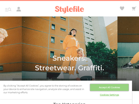 'stylefile.de' screenshot