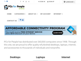 'pcsrefurbished.com' screenshot