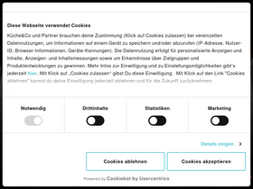 'legacy.kueche-co.de' screenshot
