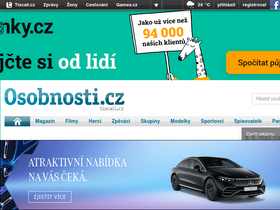 'osobnosti.cz' screenshot