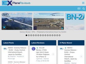 'xplanereviews.com' screenshot