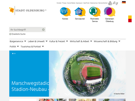 'oldenburg.de' screenshot