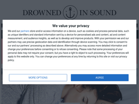 'drownedinsound.com' screenshot