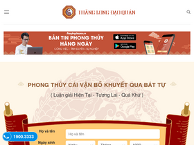 'thanglongdaoquan.vn' screenshot
