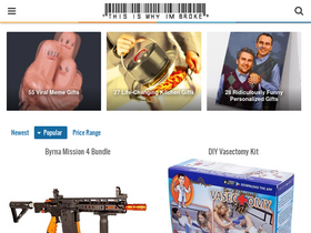 'thisiswhyimbroke.com' screenshot