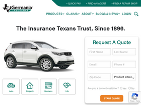 'germaniainsurance.com' screenshot