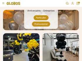 globos.fr homepage screenshot
