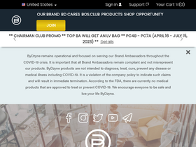 'bydzyne.com' screenshot