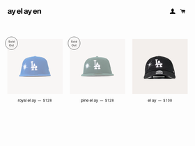 ayelayen.com homepage screenshot
