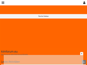 'ktmforum.eu' screenshot