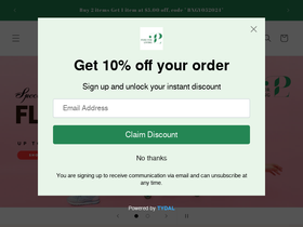 pure4living.com homepage screenshot