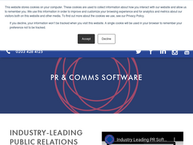 'vuelio.com' screenshot