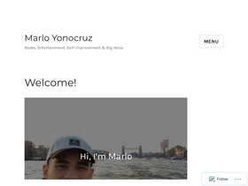'marloyonocruz.com' screenshot
