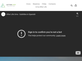 afterlife.com.mx homepage screenshot