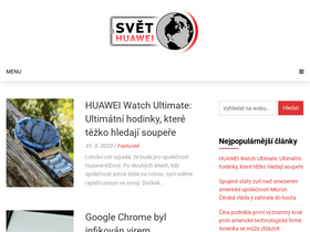 'svethuawei.eu' screenshot