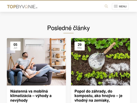 'topbyvanie.sk' screenshot