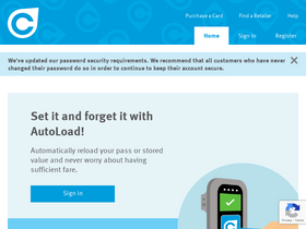 'compasscard.ca' screenshot