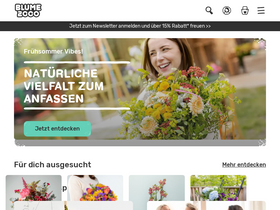 'blume2000.de' screenshot