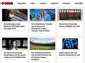 'fhm.nl' screenshot