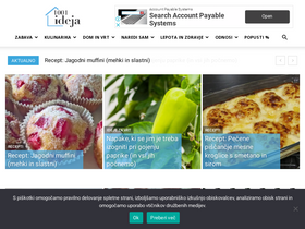 '1001ideja.si' screenshot