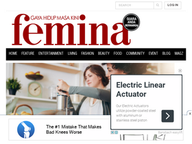 'femina.co.id' screenshot