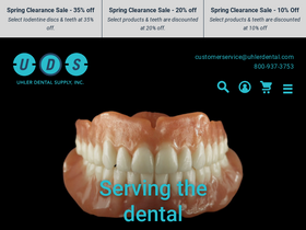 uhlerdental.com homepage screenshot