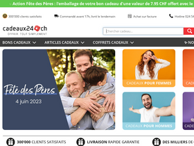 'cadeaux24.ch' screenshot