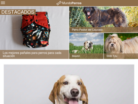 'mundoperros.es' screenshot