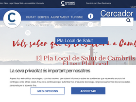 'cambrils.cat' screenshot