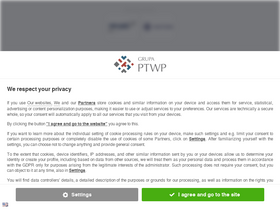 'dlahandlu.pl' screenshot