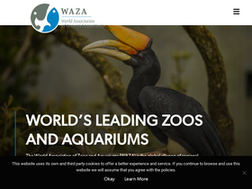 'waza.org' screenshot