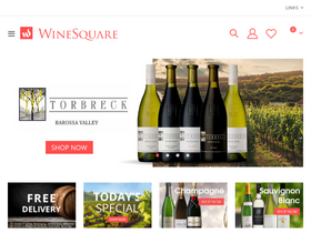 'winesquare.com.au' screenshot