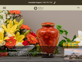 'arbormemorial.ca' screenshot