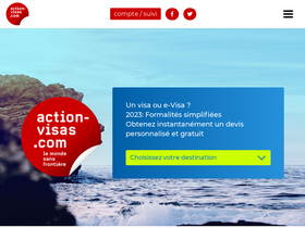 'action-visas.com' screenshot