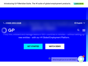 'globalization-partners.com' screenshot