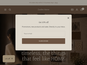 zardenhome.com homepage screenshot